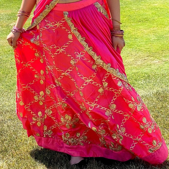 Lengha butterfly saree, indian - Picture 3 of 4